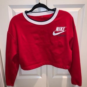 Nike cropped sweatshirt
